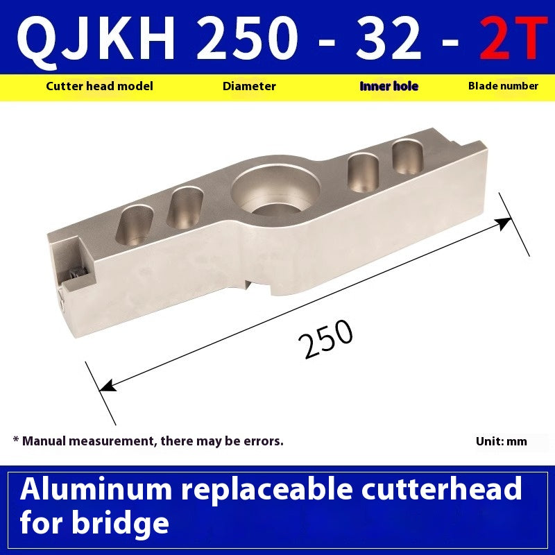 6019 Aluminum High Gloss Cutter Block Aluminum Bridge Milling Cutter Block 45/90 Degree Bridge with APMT1604/SEKT12 Face Milling Cutter Shandong Denso Pricision Tools Co.,Ltd.
